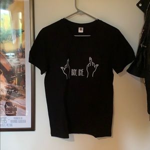 Boy bye black tshirt
